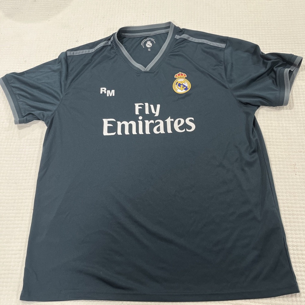 REAL‎ MADRID 2018/2019 AWAY FOOTBALL SHIRT SOCCER JERSEY SZ XXL